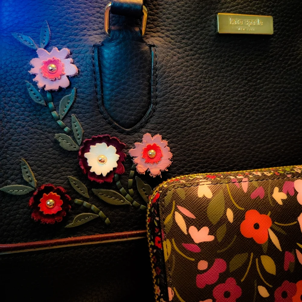 SOLD New York Laurel Way Embellished Reese Satchel and Cameron Street boho - Picture 1 of 12